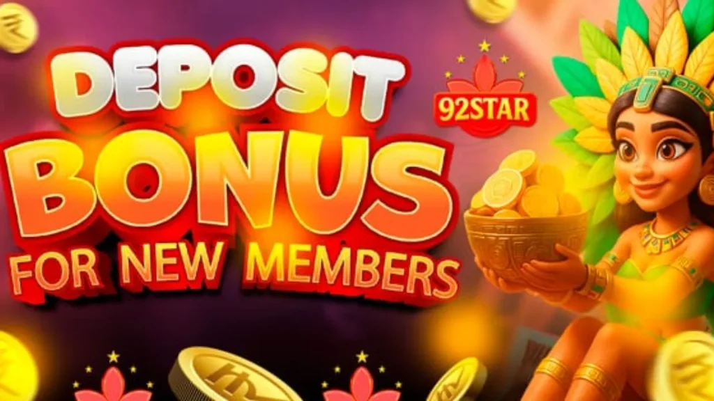 First Deposit Bonus in 92star